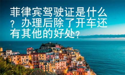 菲律賓駕駛證是什么