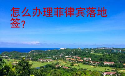 怎么辦理菲律賓<strong>落地</strong>簽
