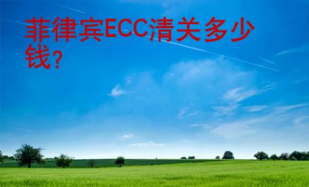 菲律賓ECC清關(guān)<strong>多少錢</strong>