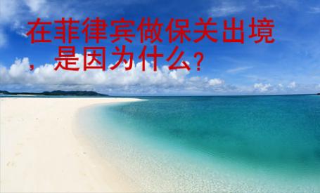 在菲律賓做保關(guān)出境