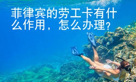 菲律賓的勞工卡有什么作用