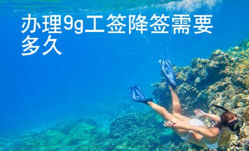 辦理9g工簽降簽需要多久