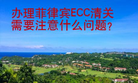 辦理菲律賓ECC清關(guān)需要注意什么問題