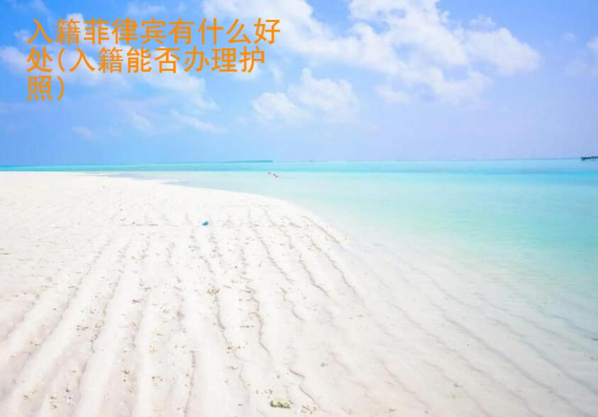 入籍<strong>菲律賓</strong>有什么好處(入籍能否辦理護(hù)照)