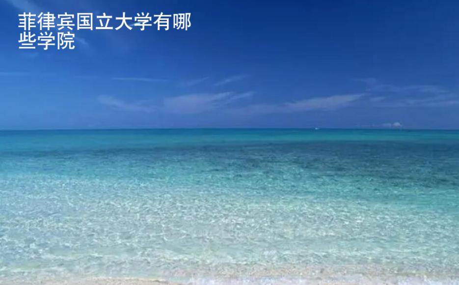 菲律賓國(guó)立大學(xué)有哪些學(xué)院