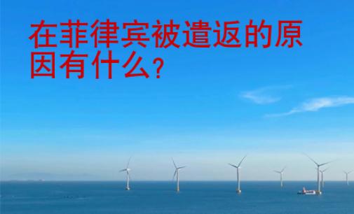 <strong></strong>在菲律賓被遣返的原因有什么