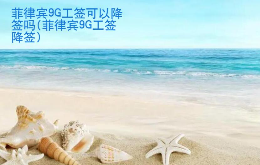 <strong>菲律賓</strong>9G工簽可以降簽嗎(菲律賓9G工簽降簽)