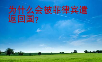為什么會被菲律賓遣返回國