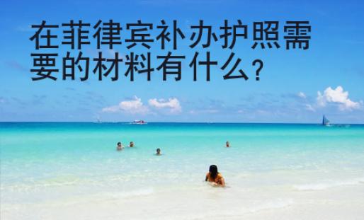 在菲律賓補辦護照需要的材料有<strong>什么</strong>