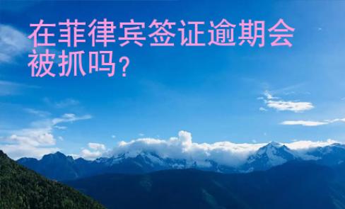 在<strong>菲律賓</strong>簽證逾期會被抓嗎