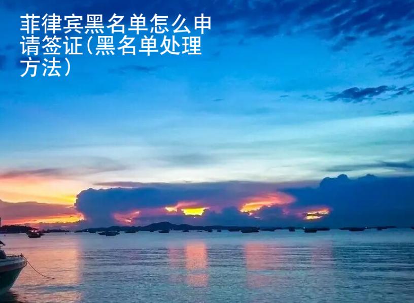 菲律賓黑名單怎么申請簽證(黑名單處理方法)